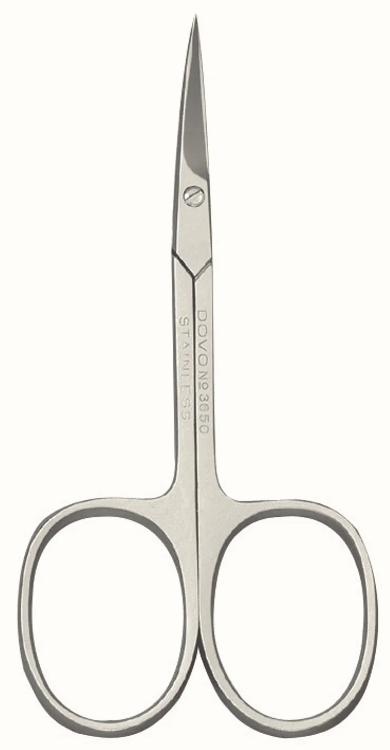 dovo-hautschere-3650-gebogen-9-cm-edelstahl-matt image 1