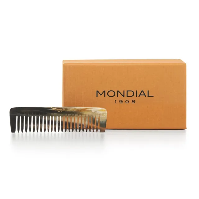 mondial-1908-kamm-aus-naturhorn-grobe-z-hne-95-mm-made-in-italy image 1