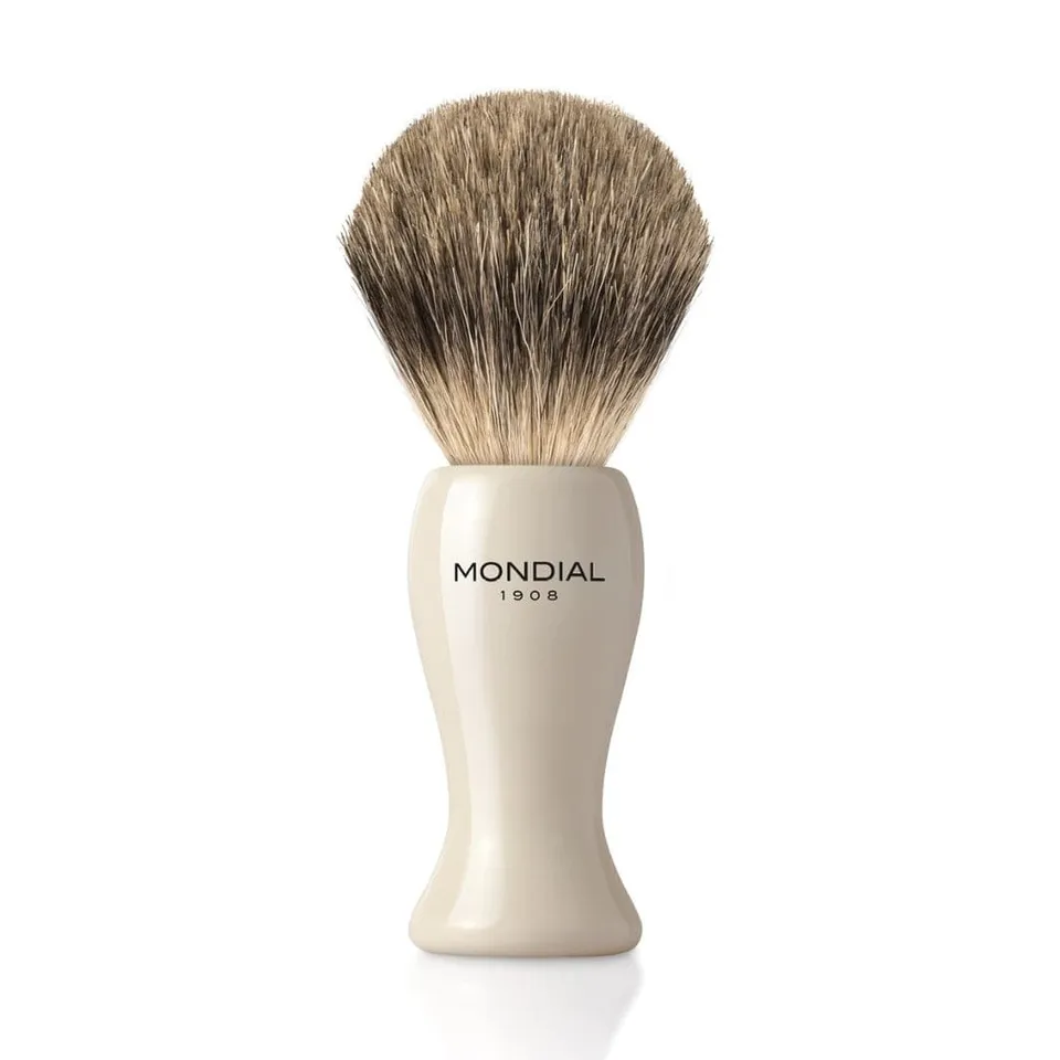 mondial-tower-rasierpinsel-elfenbein-resine-best-badger-gro-22-5-mm image 1