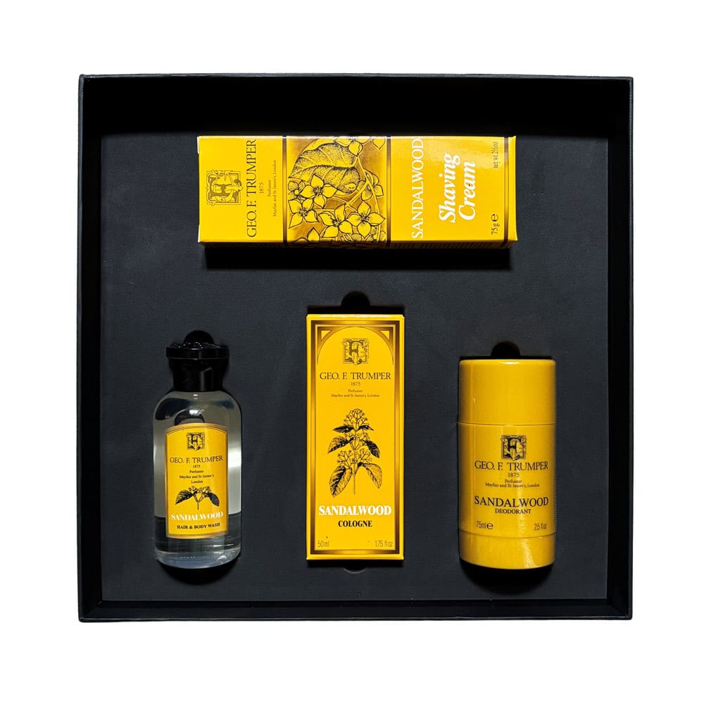 geo-trumper-sandalwood-range-gift-set-geschenkbox-mit-cologne-rasiercreme-wash-d image 2