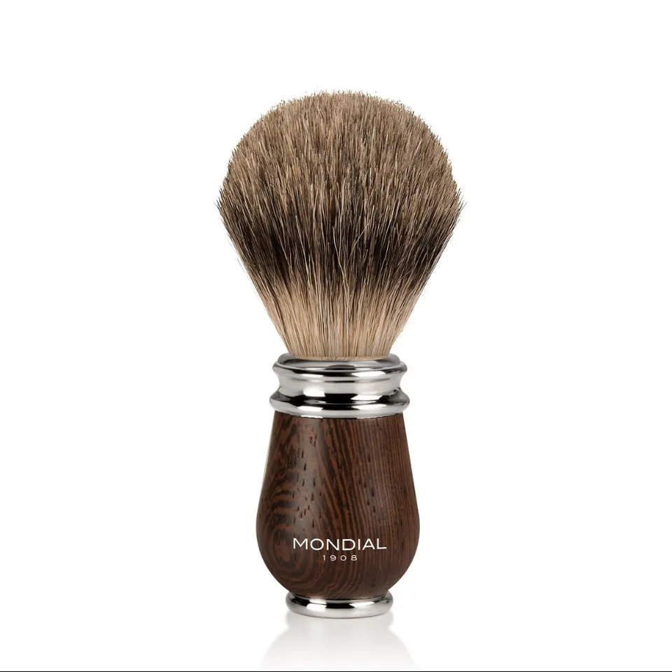 mondial-deluxe-weng-holz-rasierpinsel-mit-best-badger image 1