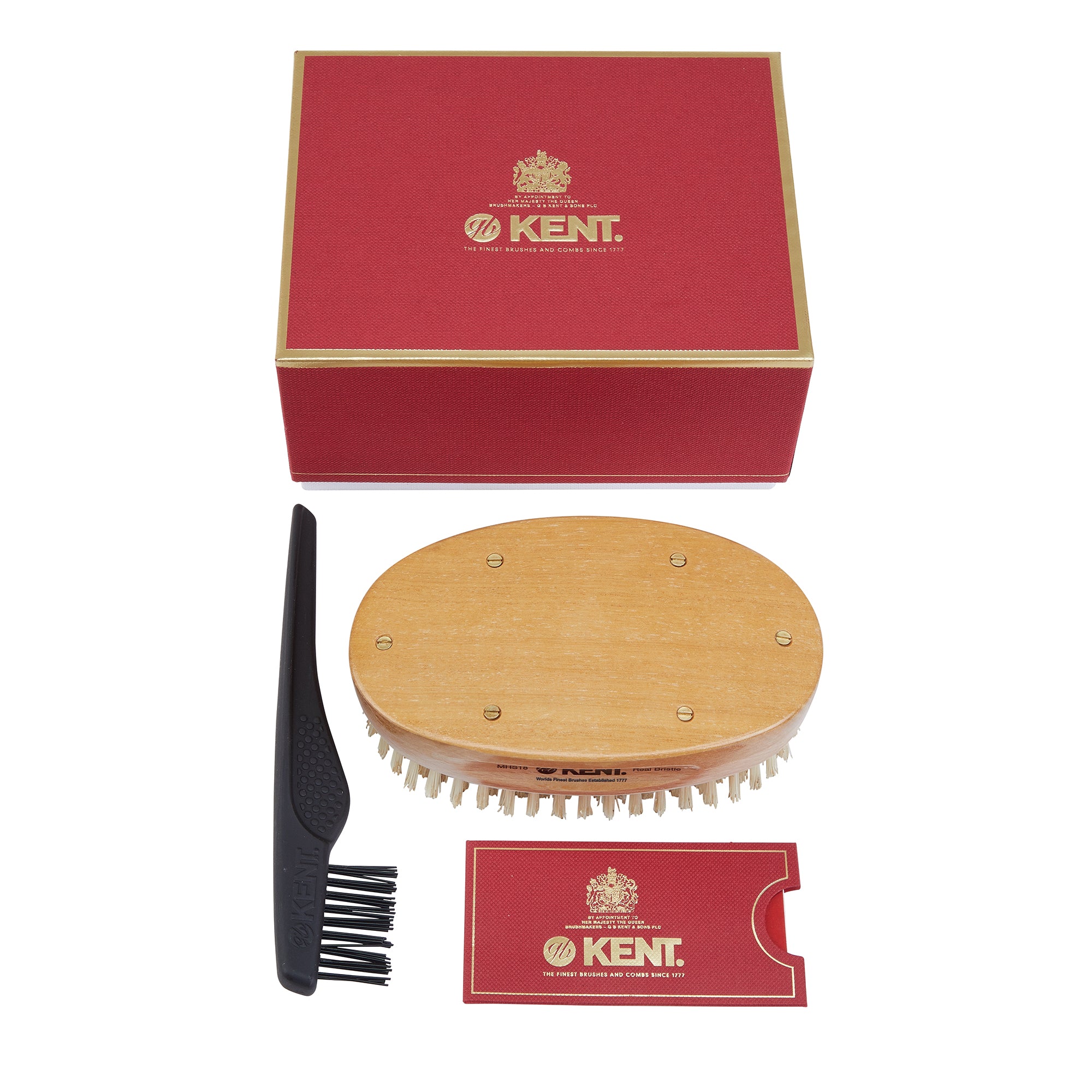 kent-mhs18-military-haarb-rste-satinwood-wei-e-borsten-handgemacht image 3
