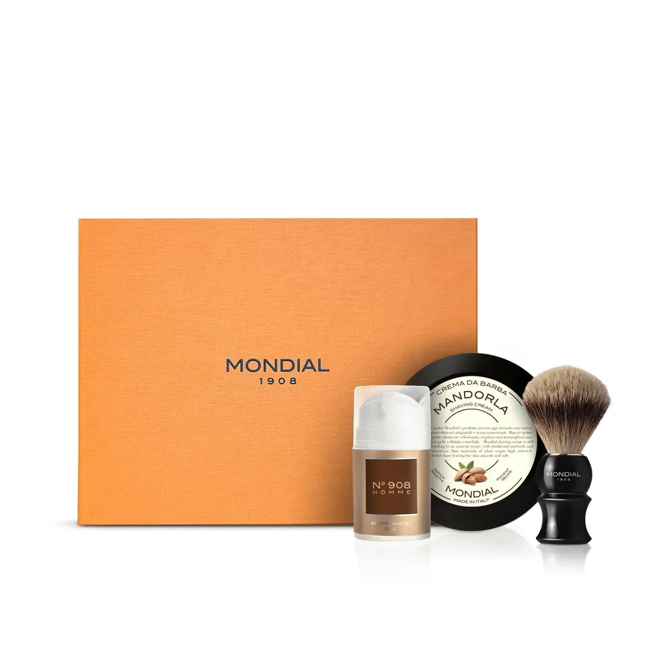 mondial-gift-set-royal-rasiercreme-travel-no-908-gel-dachshaarpinsel image 1