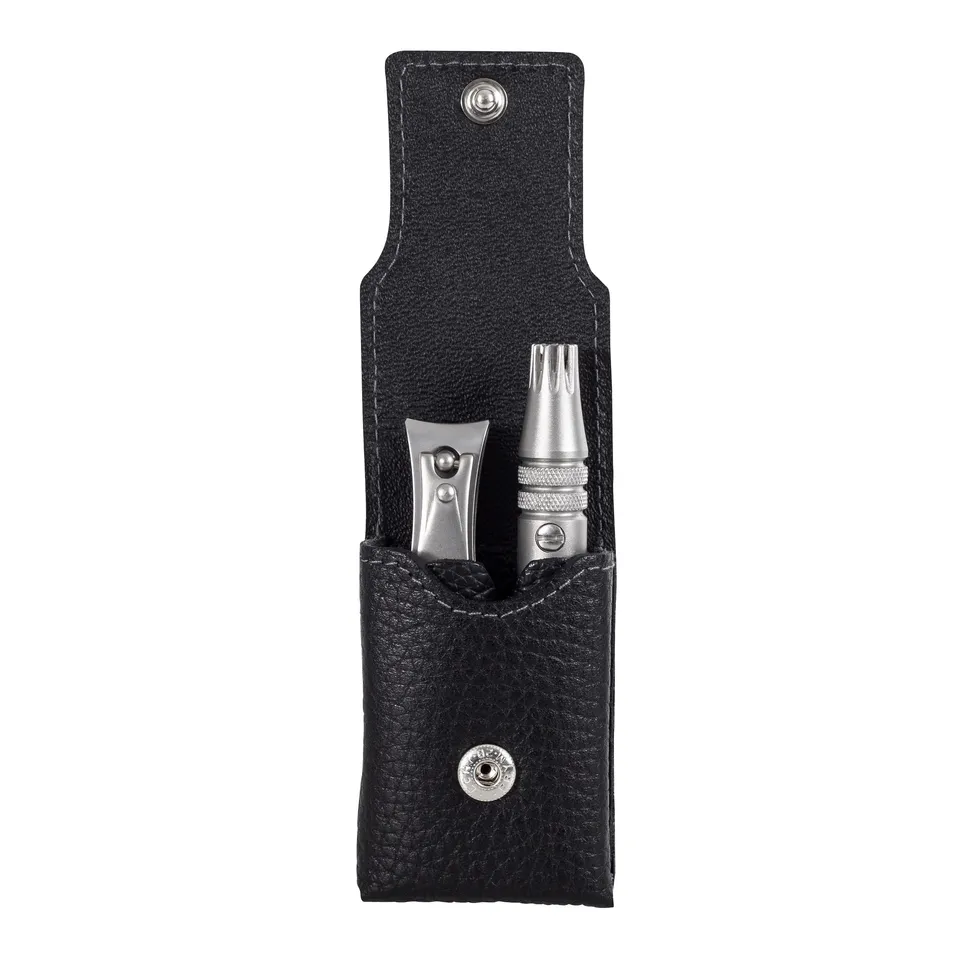 dovo-set-1-pflegeset-nagelknipser-klipette-im-lederetui image 1