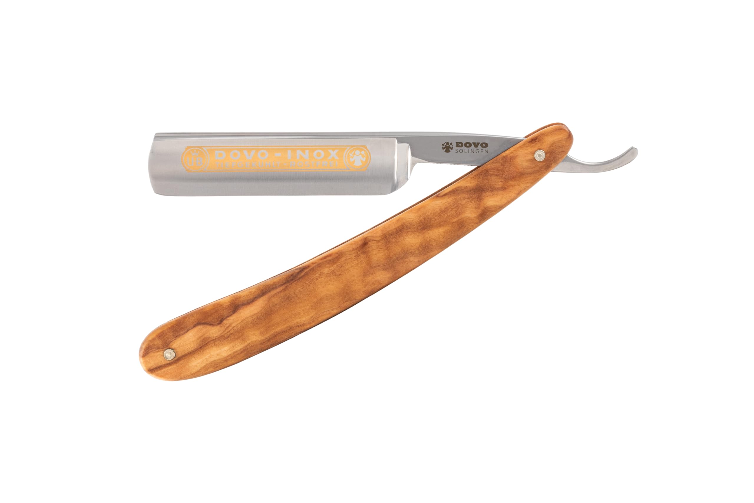 dovo-inox-rasiermesser-5-8-zoll-edelstahl-olivenholz image 1