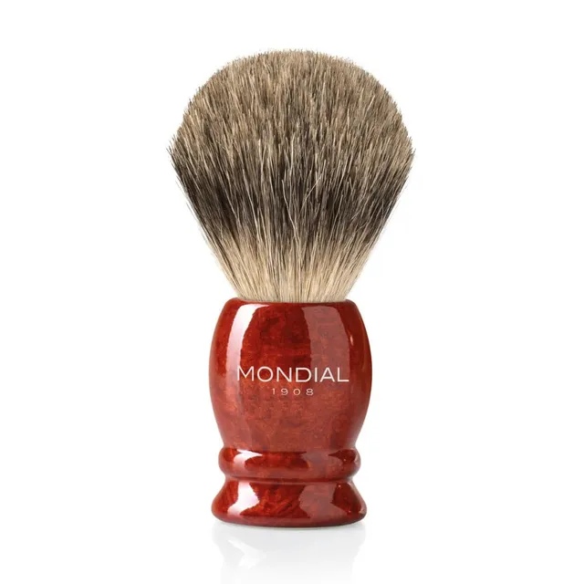 mondial-1908-luxury-rasierpinsel-radica-holz-best-badger image 1