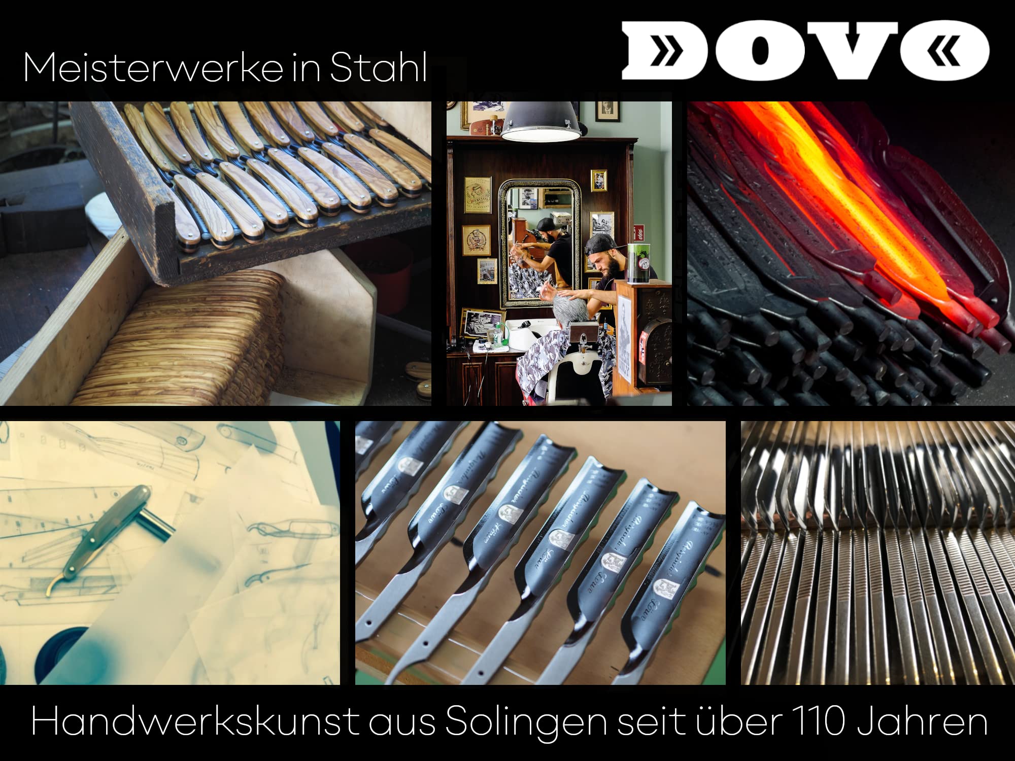 dovo-shavette-rasiermesser-mit-olivenholz-griff-und-schwarz-eloxiertem-aluminium image 2