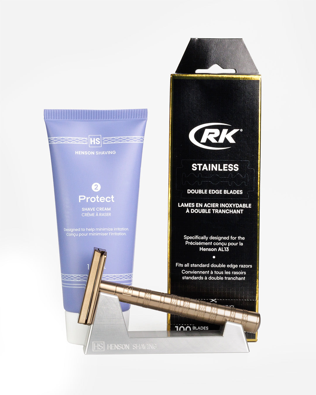 henson-shaving-starter-bundle-tan-rasierhobel-set image 1