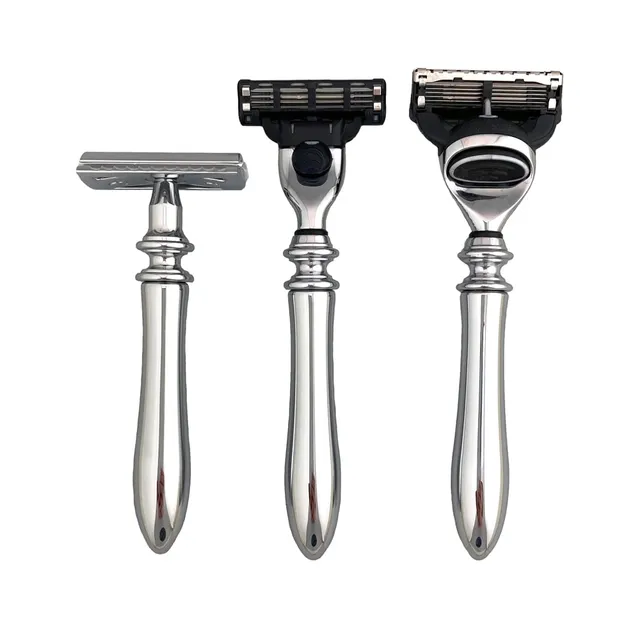 geo-trumper-chrome-warwick-rasierer-mach3-fusion-hobel image 1