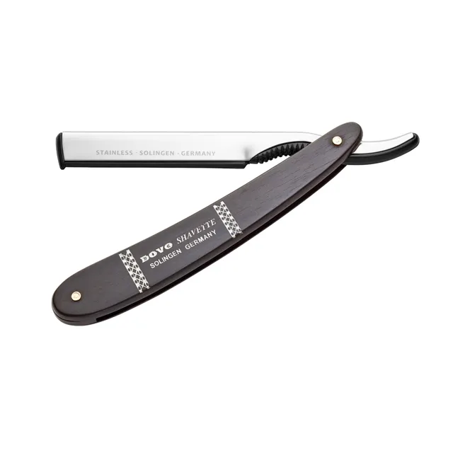 dovo-shavette-rasiermesser-edelstahl-ebenholz image 1