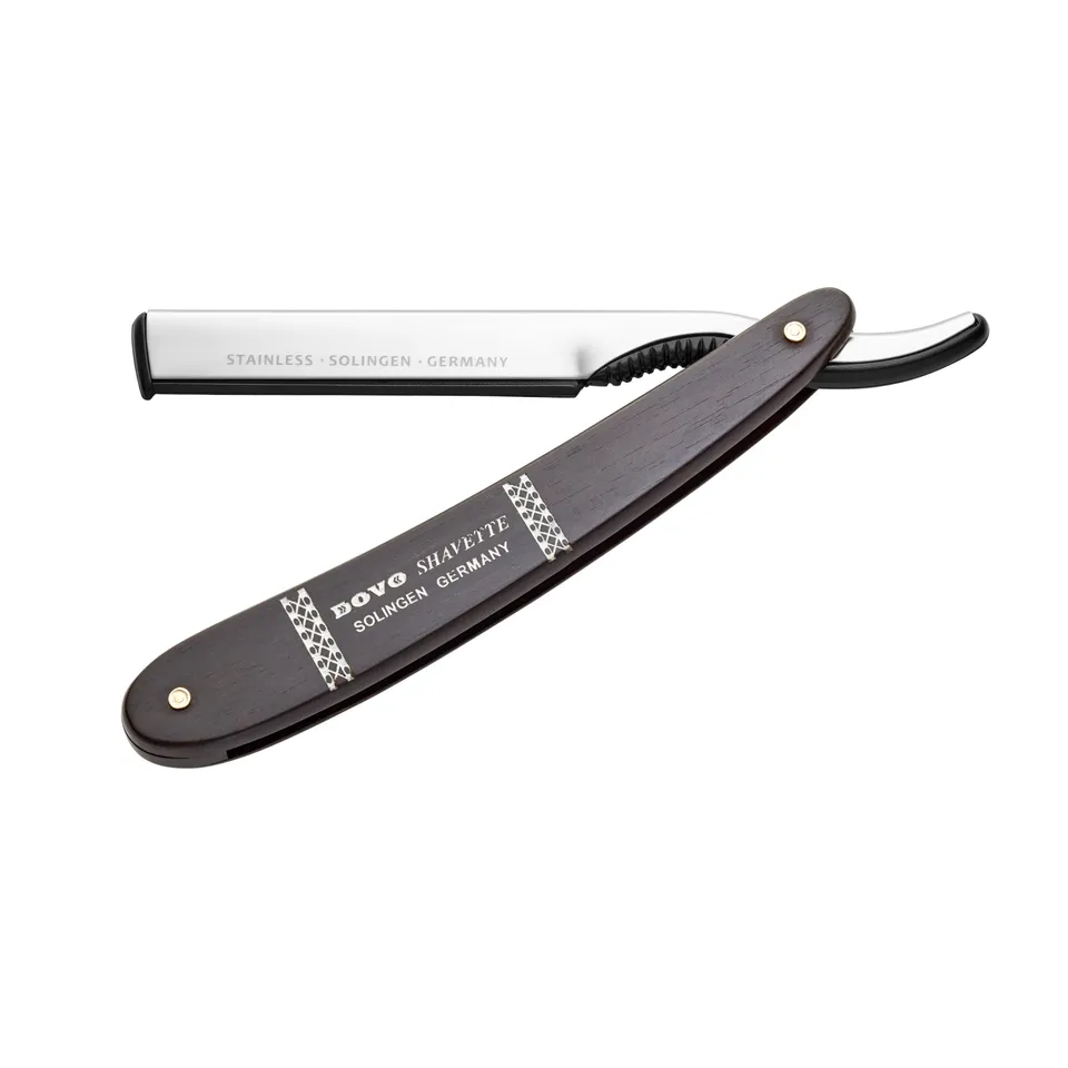 dovo-shavette-rasiermesser-edelstahl-ebenholz image 1