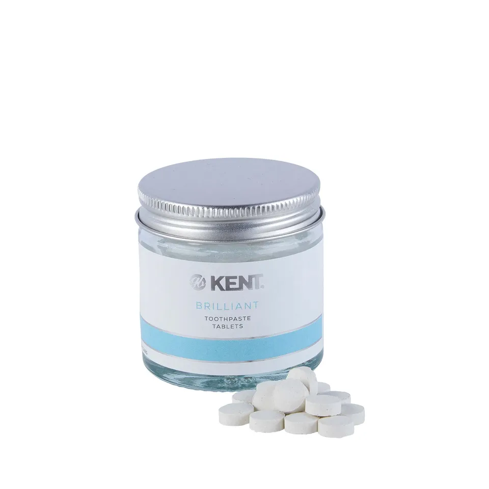 kent-ko-12-brilliant-zahnpasta-tabletten-im-glas-62-tabs-whitening image 1