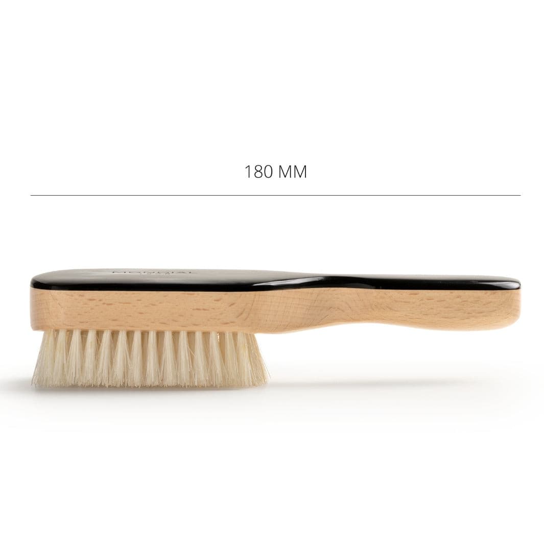 mondial-haarb-rste-horngriff-mit-wildschweinborsten-blond-180-mm image 2