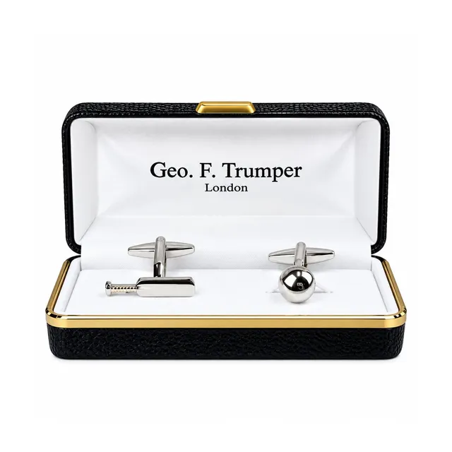 geo-trumper-cricket-manschettenkn-pfe-schl-ger-ball-geschenkbox image 1
