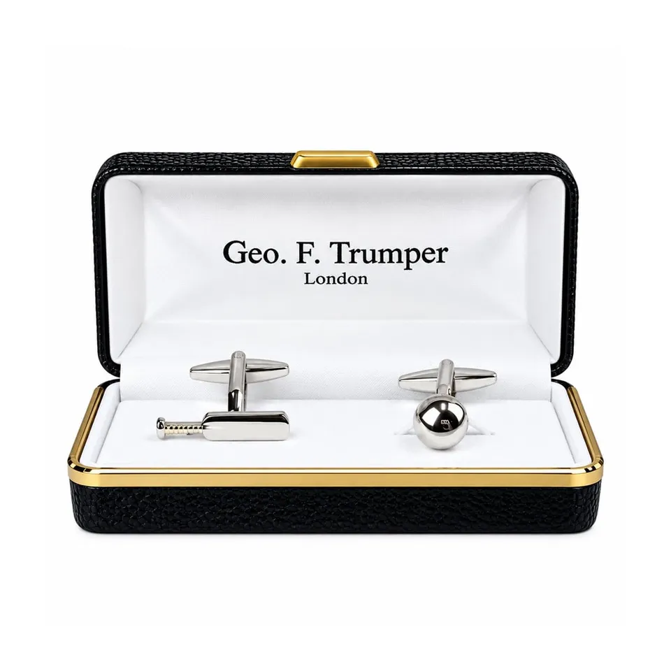 geo-trumper-cricket-manschettenkn-pfe-schl-ger-ball-geschenkbox image 1