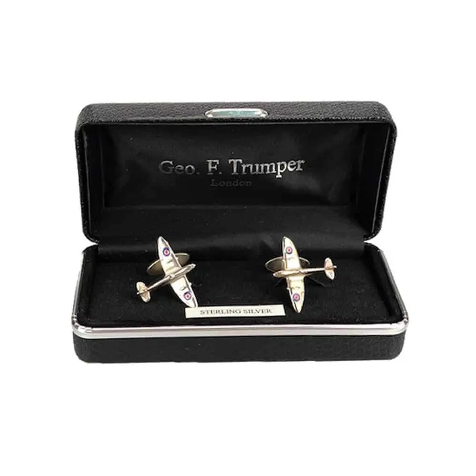 geo-trumper-sterling-silver-spitfire-manschettenkn-pfe image 1