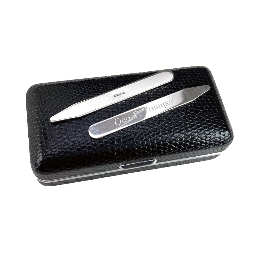geo-f-trumper-kragenst-bchen-sterling-silber-mit-etui image 1