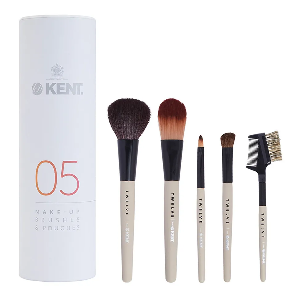 kent-essentials-5-teiliges-make-up-pinselset-gift-set-30-im-reise-etui image 1