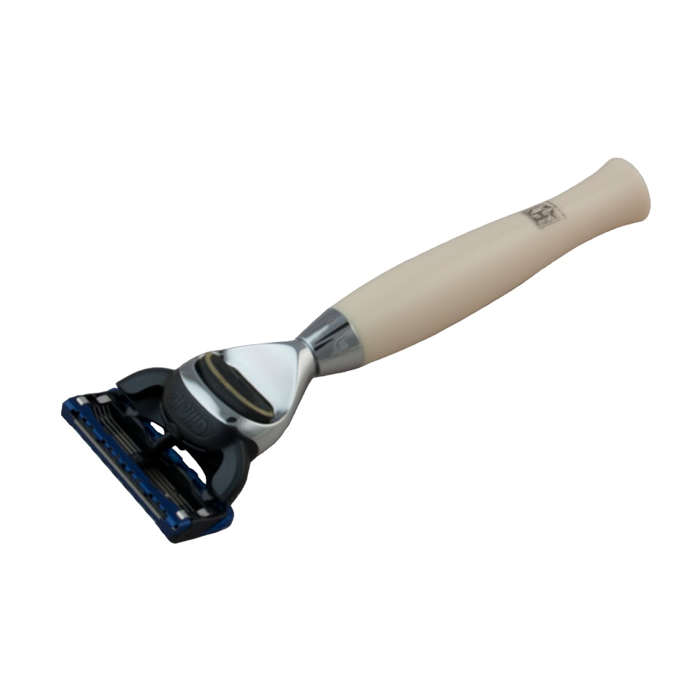 geo-trumper-pb-rasierer-simulated-ivory-rasierhobel-mach-3-fusion image 4