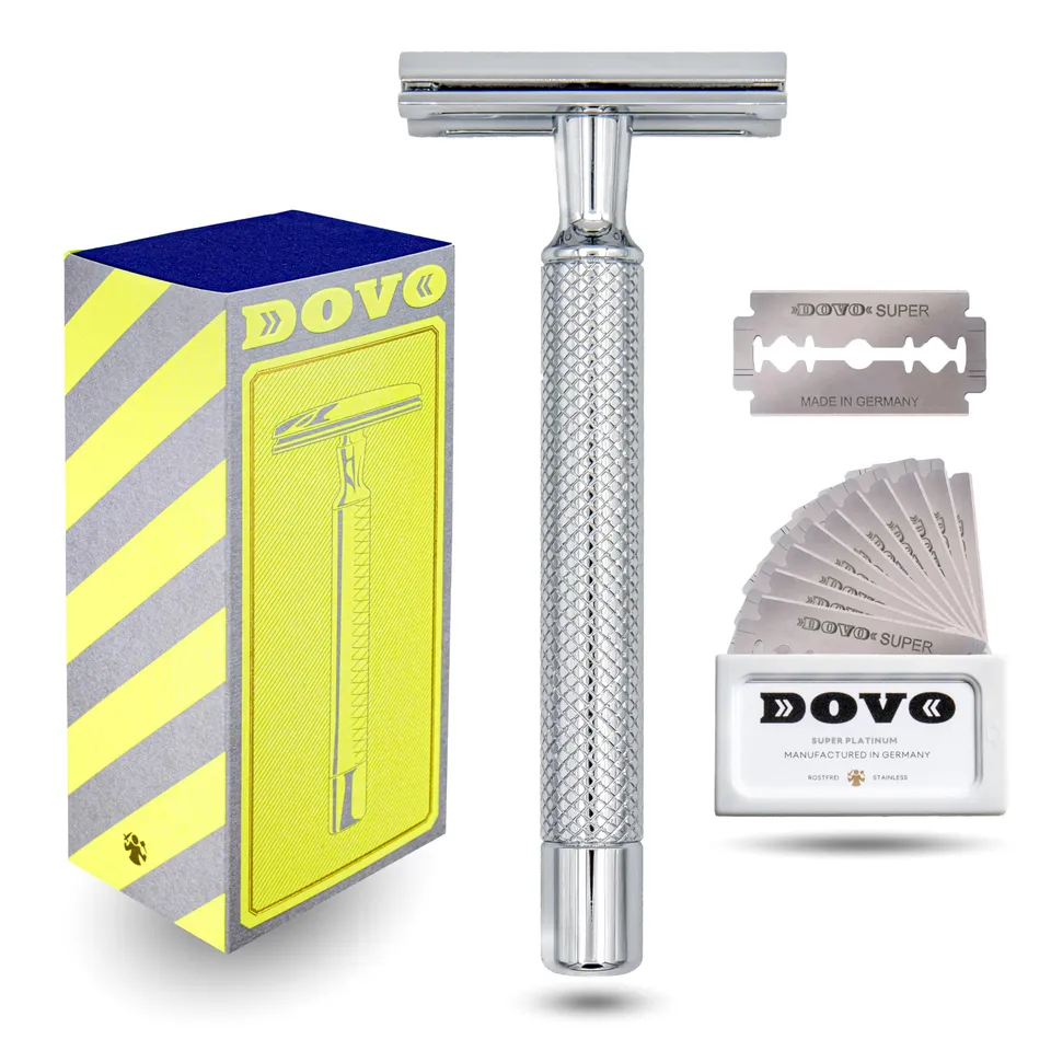dovo-primo-rasierhobel-mit-griff-feines-muster-closed-comb image 1