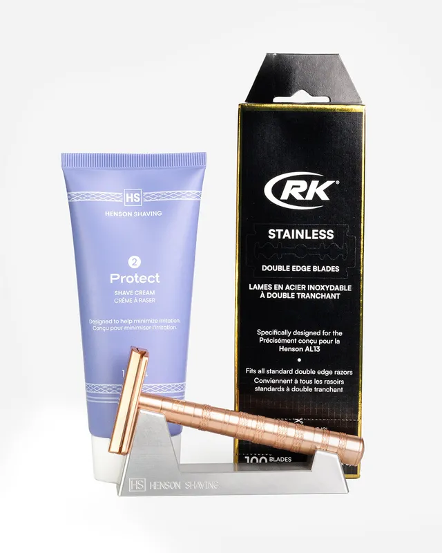 henson-shaving-starter-bundle-kupfer-al13-rasierhobel-set image 1