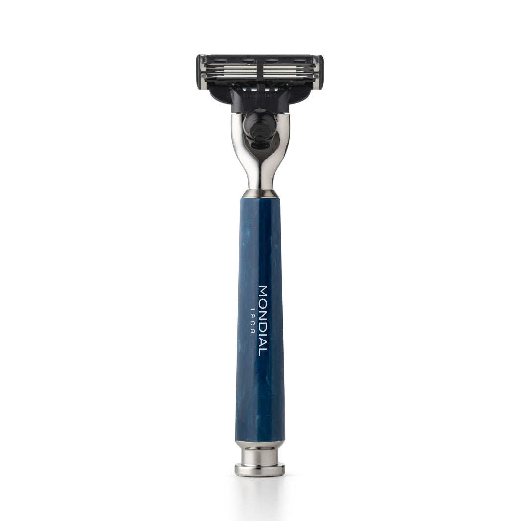 mondial-run-rasiergriff-axolute-blue-resin-systemrasierer image 2