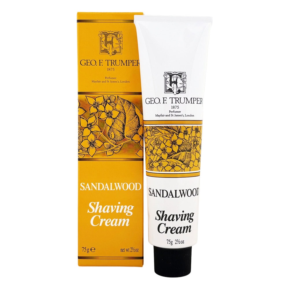 geo-trumper-sandalwood-soft-shaving-cream-rasiercreme-tube image 1