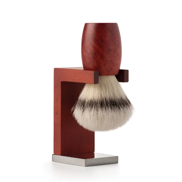 mondial-thor-rasierset-radica-holz-mit-ecosilvertip-pinsel-und-st-nder image 1