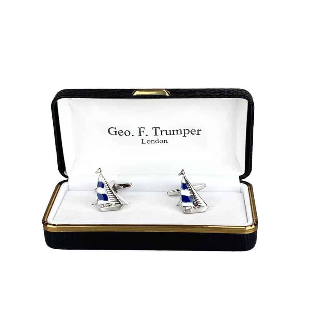 geo-trumper-blue-yacht-manschettenkn-pfe-cufflinks-mit-box image 1