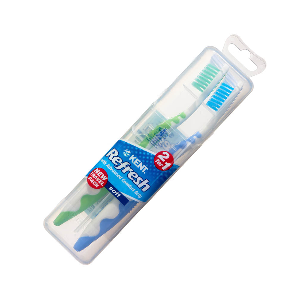 kent-tn-refresh-s-reisezahnb-rsten-set-2x-soft-nylon-im-etui image 2