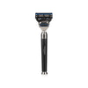 mondial-premium-rasierset-schwarz-chrom-super-badger-fusion-mach3-schale image 2