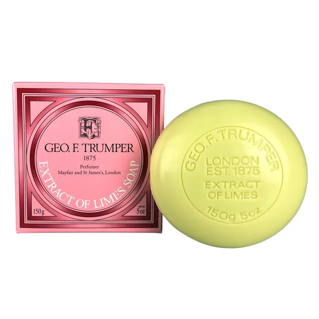 geo-trumper-extract-of-limes-bade-seife-150g image 1