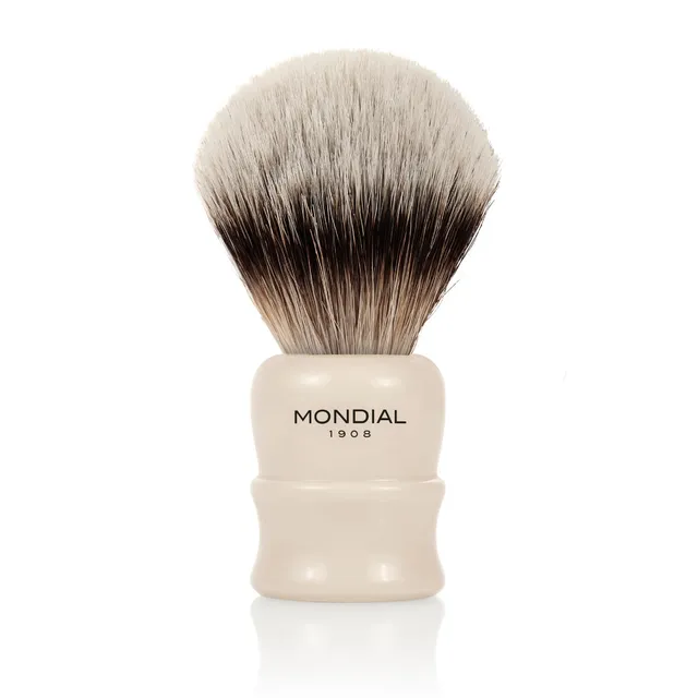 mondial-1908-lancaster-rasierpinsel-high-mountain-badger-elfenbein-resin image 1