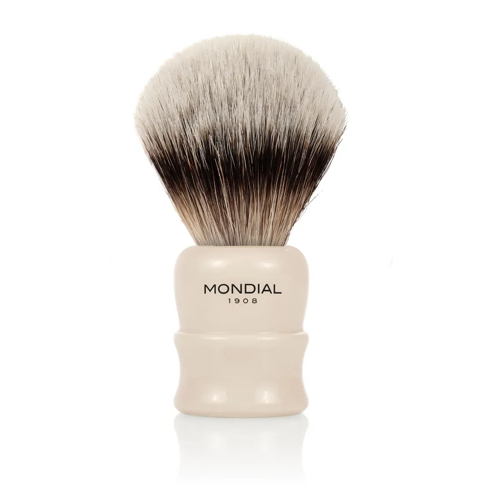 mondial-1908-lancaster-rasierpinsel-high-mountain-badger-elfenbein-resin image 1