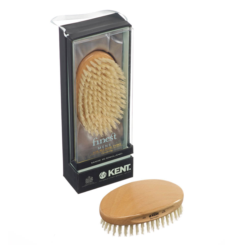 kent-mg3-mens-finest-ovale-bart-und-haarb-rste-buchenholz image 2