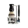 mondial-gibson-rasierset-3-teilig-ebony-ecosilvertip-kartuschenrasierer-st-nder image 1