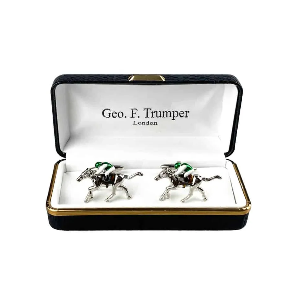 geo-trumper-horse-and-jockey-manschettenkn-pfe image 1