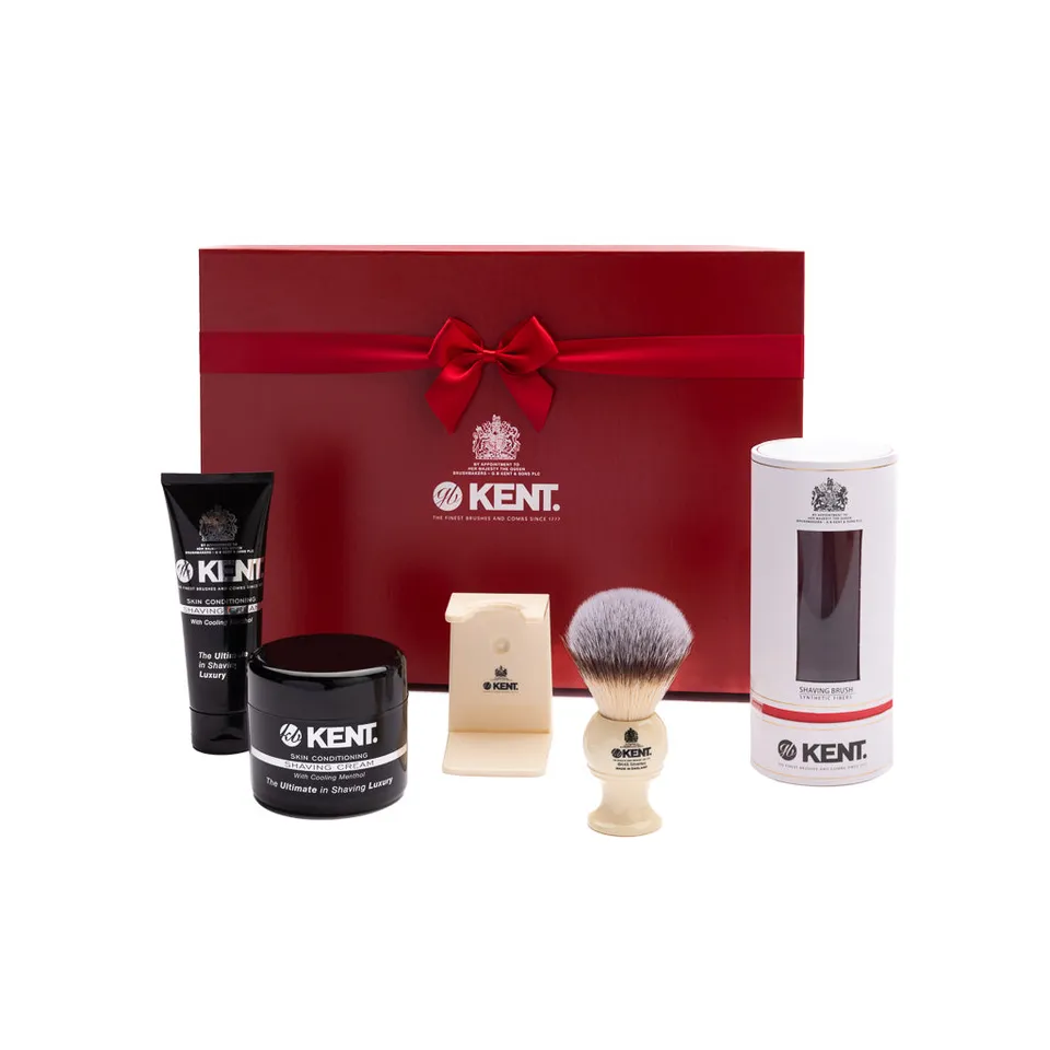 kent-the-shaving-edit-geschenkset-mit-bk4s-rasierpinsel-und-st-nder image 1