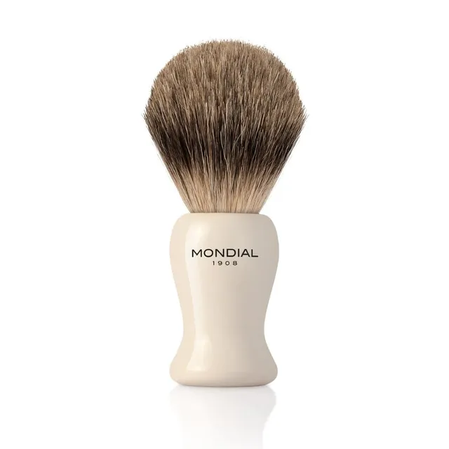 mondial-1908-baylis-rasierpinsel-ivory-resin-best-badger-20mm image 1