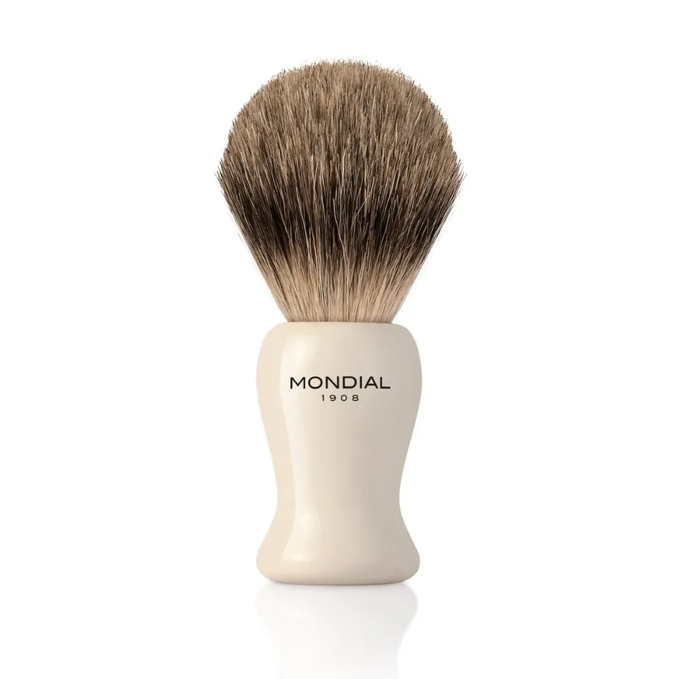 mondial-1908-baylis-rasierpinsel-ivory-resin-best-badger-20mm image 1
