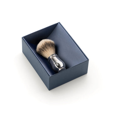 mondial-deluxe-rasierpinsel-chrom-metall-best-badger-dachshaar image 3