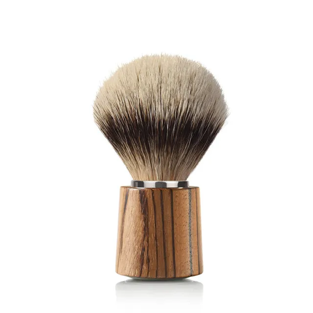mondial-1908-sphaera-rasierpinsel-zebranoholz-silvertip-badger-22-mm image 1