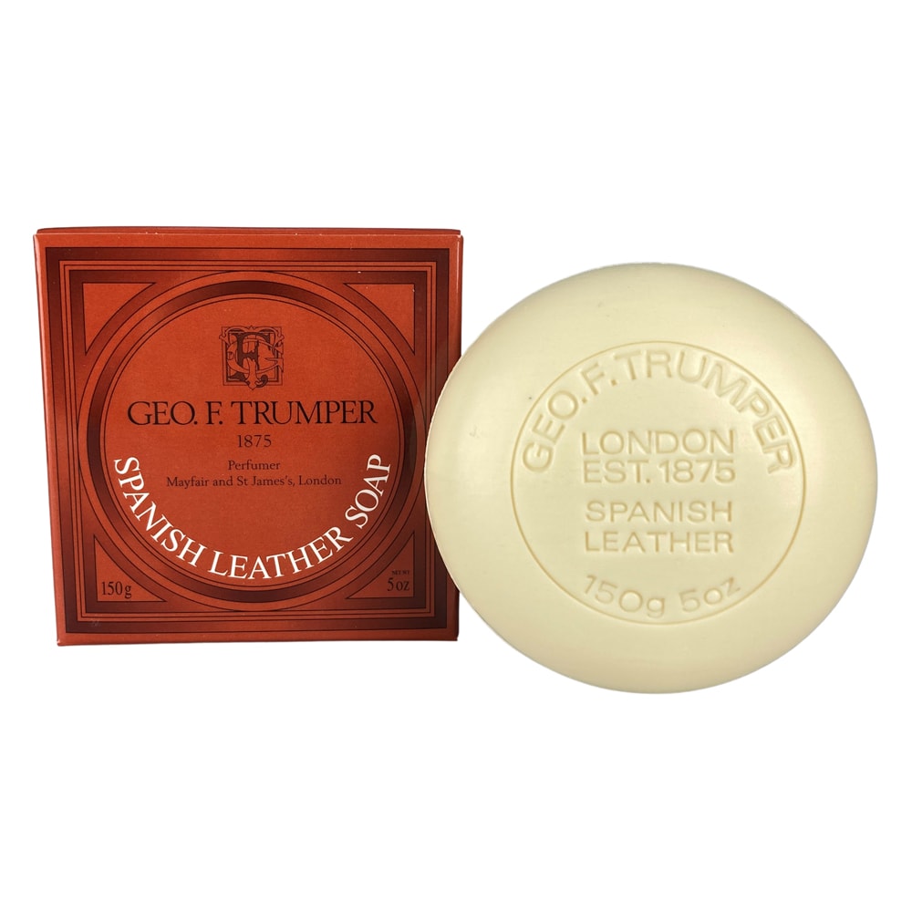 geo-trumper-spanish-leather-bath-soap-150-g image 1