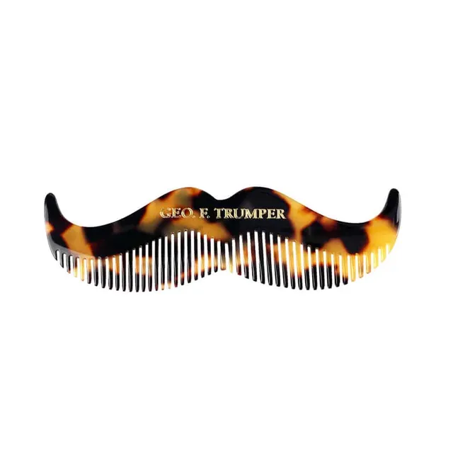 geo-trumper-schnurrbartkamm-simulated-tortoiseshell image 1