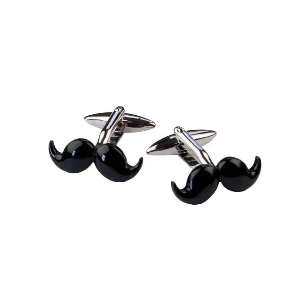 geo-trumper-black-moustache-manschettenkn-pfe-mit-box image 1