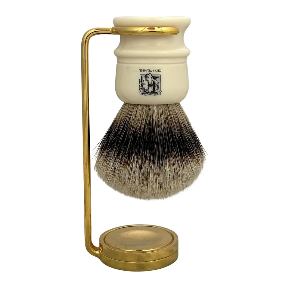 geo-trumper-set-3-pinsel-st-nder-gold-mit-cb2-super-badger-pinsel image 1