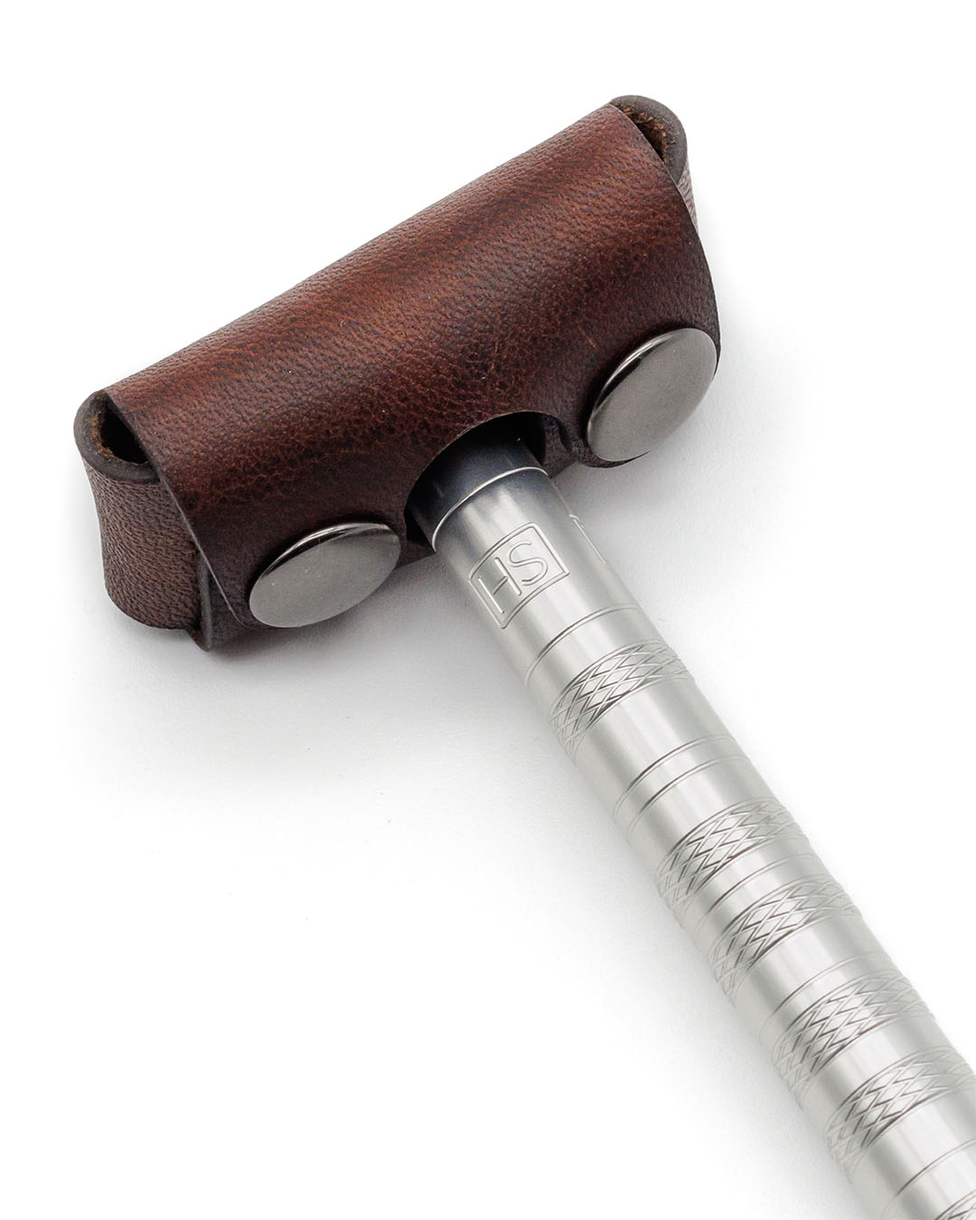 henson-shaving-leder-kopfschutz-rasierhobel-cover-braun image 3