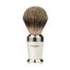 mondial-premium-rasierpinsel-wei-e-resina-chrom-super-badger image 1