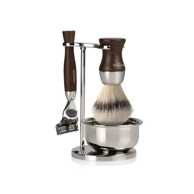 mondial-heritage-weng-rasierset-4-teilig-super-badger-chromst-nder-schale image 1