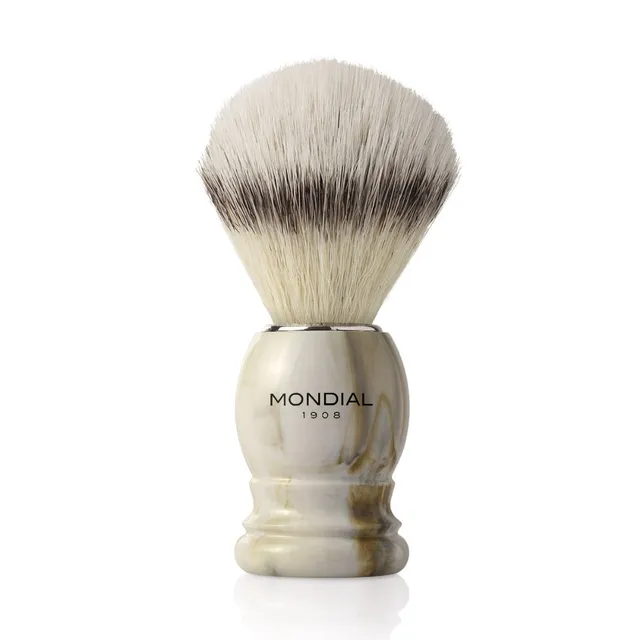 mondial-1908-boston-rasierpinsel-ecosilvertip-synthetic-wei-marmor image 1